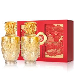五粮液 浓香型优级白酒52度500ml*2瓶 喜福盛世祥泰高端礼盒