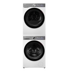 东芝 玉兔2.0 PRO系列 DG-10T18B+DH-10T18B 热泵式洗烘套装 梨川白