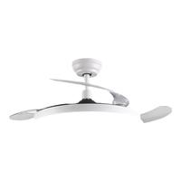 三雄极光风扇灯全光谱LED吊扇灯 电扇灯餐厅客厅家用一体隐形风扇吊灯 风悦42寸71W三叶三色调色