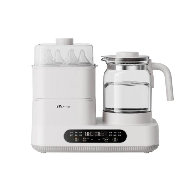 移动端、京东百亿补贴：小熊 恒温水壶奶瓶消毒器带烘干一体机恒温壶二合一TNQ-H12P8 1.3L