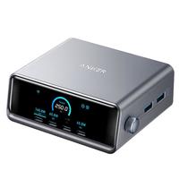 Anker Prime系列移动电源氮化镓充电磁吸基座100W充电器 USB-C*2+USB-A*