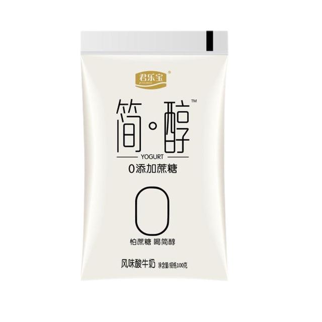 君乐宝 简醇 低温酸奶 0蔗糖 100g*10袋