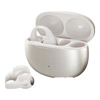 漫步者 Comfo Clip耳夹式蓝牙耳机 骨传导升级空气传导 开放式 跑步运动耳机 蓝牙5.4 珠光白