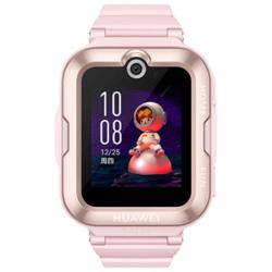 华为 4 Pro 4G儿童智能手表 52mm 粉色塑胶表壳 粉色硅胶表带（GPS、北斗）