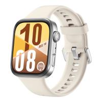 华为 WATCH FIT 4 智能手表 43mm 悦动白氟橡胶表带