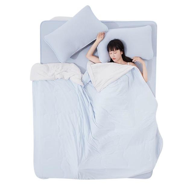 网易严选 A类双面凉感被  果冻被 空调被   冰川蓝150*200cm
