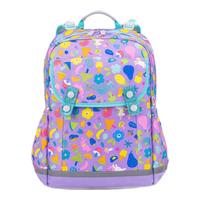 梦乐MoonRock梦乐儿童护脊减负书包小一二年级男女孩轻便双肩包 独角兽乐园/浅紫色SS100P-2231