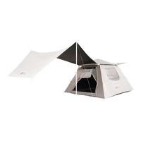 牧高笛 MOBIGARDEN)帐篷 户外自动速开黑胶帐篷零动空间天幕版155 NX23561030 大象灰