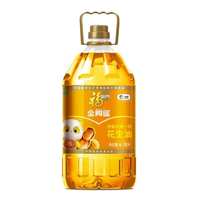 福临门 金阙谣 食用油 浓香压榨一级 花生油6.18L