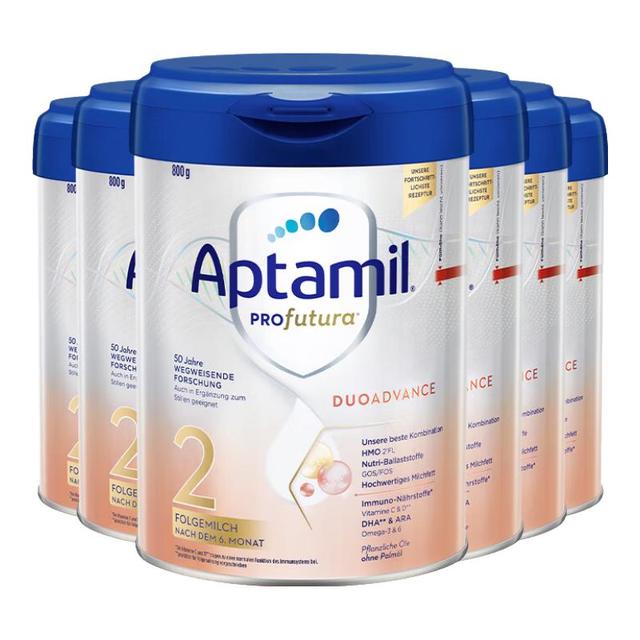 有券的上：爱他美 德国白金 德爱白金 2段-6罐 效期27.8