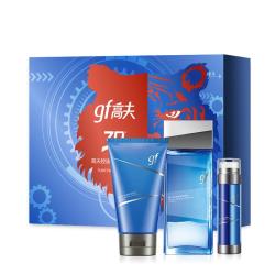 高夫 控油净肤 男士护肤套装+洁面泥+水+乳液  290ml