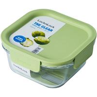乐扣乐扣（locknlock）【清凉节】耐热玻璃饭盒微波炉保鲜盒密封便当盒LNG522G_500ml 春·颜值|浅草绿|500ml