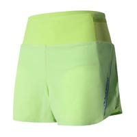 马孔多（macondo）女子2.5英寸短裤有内衬 凉感吸收速干运动裤防水手机仓彩色反光标 数字青柠 L 【115-130斤】