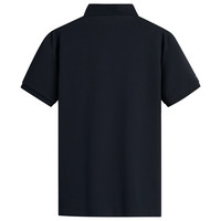 与狼共舞 100%纯棉翻领POLO衫 藏青 2XL(185)
