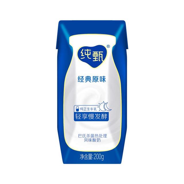 今日必买：纯甄 中国大陆 原味风味酸奶 200g*16盒