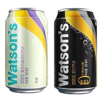 watsons 屈臣氏 苏打水组合装 330ml*24罐（原味黑罐330ml*20罐+香草味330ml*4罐）