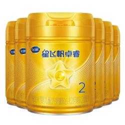 飞鹤 星飞帆卓睿2段幼儿配方奶粉6-12月750g*6乳铁蛋白7种HMO28天新鲜