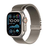 Apple 苹果 Watch Ultra 2 智能手表 GPS+蜂窝版 49mm 钛金属原色表壳 原色米兰尼斯表带 S