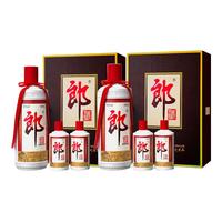 郎酒 郎牌郎酒子母郎礼盒 53度酱香型白酒 500ml*2瓶+100ml*4瓶