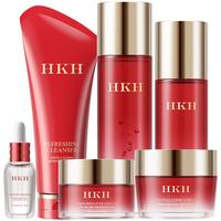 HKH 双重补水保湿 护肤品套装+洁面+水+精华+眼霜+乳+面霜 120g+120ml+10ml+15g+100ml+30g