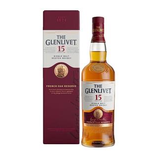 THE GLENLIVET 格兰威特 15年 苏格兰 单一麦芽威士忌 40%vol 700ml