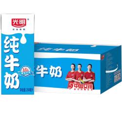 光明 纯牛奶200ml*24盒