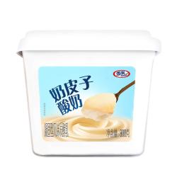 三元 雪凝奶皮子风味发酵乳原味老酸奶800g/盒新老包装交替发货