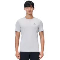 伯希和（Pelliot）户外速干T恤男女春圆领运动短袖徒步登山高弹舒适115215021灰XL