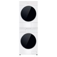 Panasonic 白月光Queen洗烘套装 10KG滚筒洗衣机全自动+10KG热泵烘干机 净水科技 X1F6+X1FR6