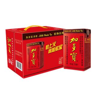加多宝 凉茶植物饮料盒装 250ml*12盒 整箱装