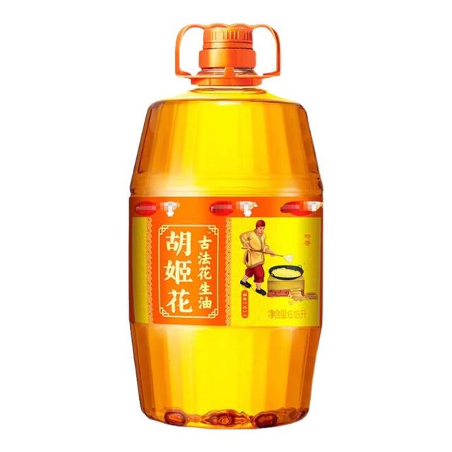 移动端、京东百亿补贴：胡姬花 古法花生油 6.18L