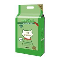  N1爱宠爱猫 AATURELIVE甄绿茶原味双拼纯豆腐猫砂2.3kg植物混合猫砂结团紧实可冲马桶 双拼纯豆腐砂2.3kg