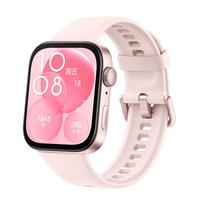 华为 WATCH FIT 3 智能手表 星云粉 氟橡胶表带