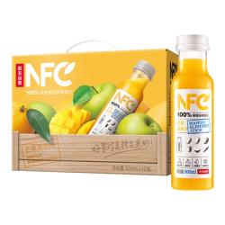 农夫山泉 100%纯果汁NFC芒果混合汁300ml*10瓶