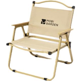 MOBI GARDEN 牧高笛 山川 户外折叠椅 NX22665037 细沙黄 54*51.5*60cm