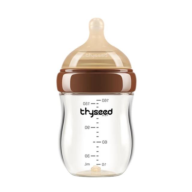 今日必买：世喜 玻璃奶瓶0-6个月新生儿奶瓶防胀气0-3个月婴儿奶嘴160ml（0-1月）