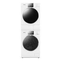 Panasonic 白月光4.0 XQG100-1531N+NH-1531NR 洗烘套装 10kg