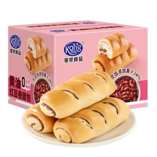  Kong WENG/港荣 红豆卷面包  普通盒装 450g