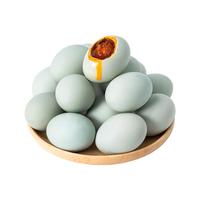 豫林多咸鸭蛋20枚*60g红泥腌制鸭蛋端午节鸭蛋流油不咸 咸鸭蛋(家庭装)20枚*60g
