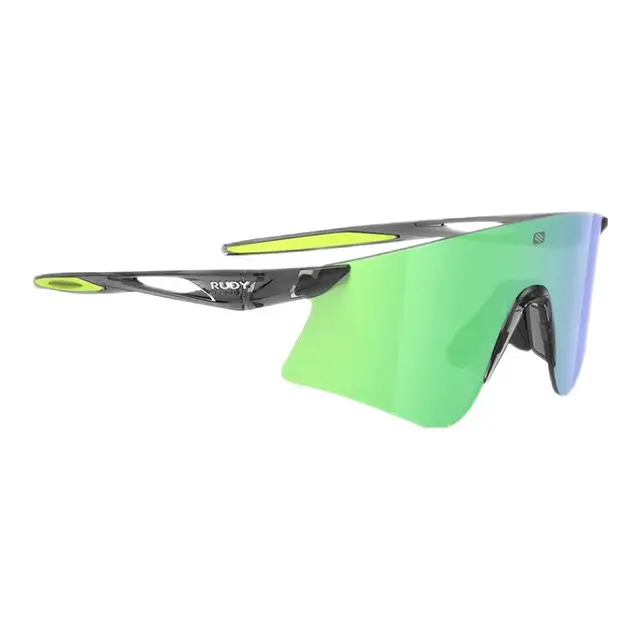 Rudy Project 璐迪 跑步眼镜户外运动墨镜骑行自行车太阳镜马拉松越野护目镜ASTRAL X 水晶灰/多层镀膜绿