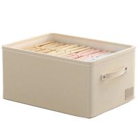 佳帮手布艺收纳箱家用抽屉衣柜衣物分隔储物整理箱 小号单只装