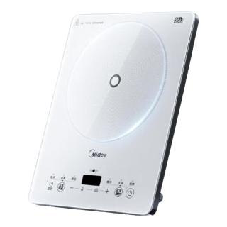 美的 恒匀火持续加热 电磁炉  冰川银