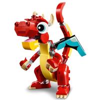 乐高 创意百变3合1系列 31145 红色小飞龙