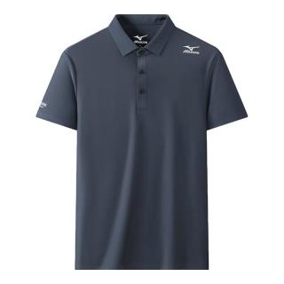 Mizuno/美津浓 男士POLO衫 凉感 多彩 深灰 3XL