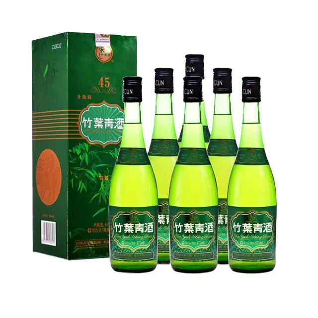 汾酒 牧童 竹叶青酒 45%vol 清香型白酒 475ml*6瓶 整箱装