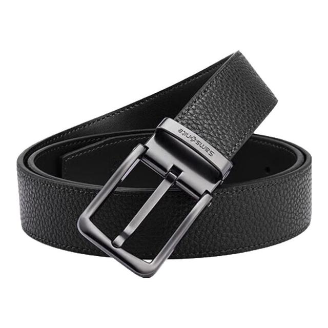 新秀丽 男士皮带男高端休闲针扣牛皮皮带男士礼盒NQ19060 115cm