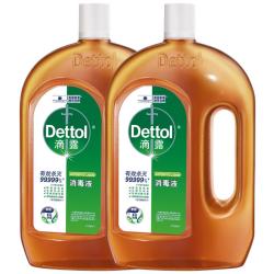滴露 消毒液消毒水 消毒液松木1.8L*2瓶