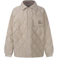 波司登（BOSIDENG）奥莱特价清仓冬季羽绒服男女童简约短款90绒保暖外套T30133613DS 新麦色7260 105 /56 105/56