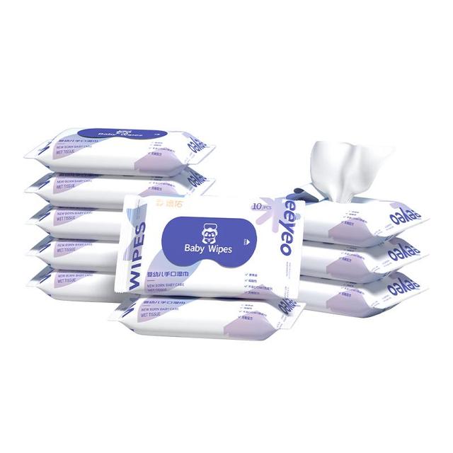 德佑 婴儿湿巾 10抽 10包