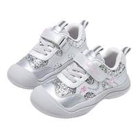 甜美爱心亮片休闲运动鞋25年春女童户外休闲运动鞋初中生